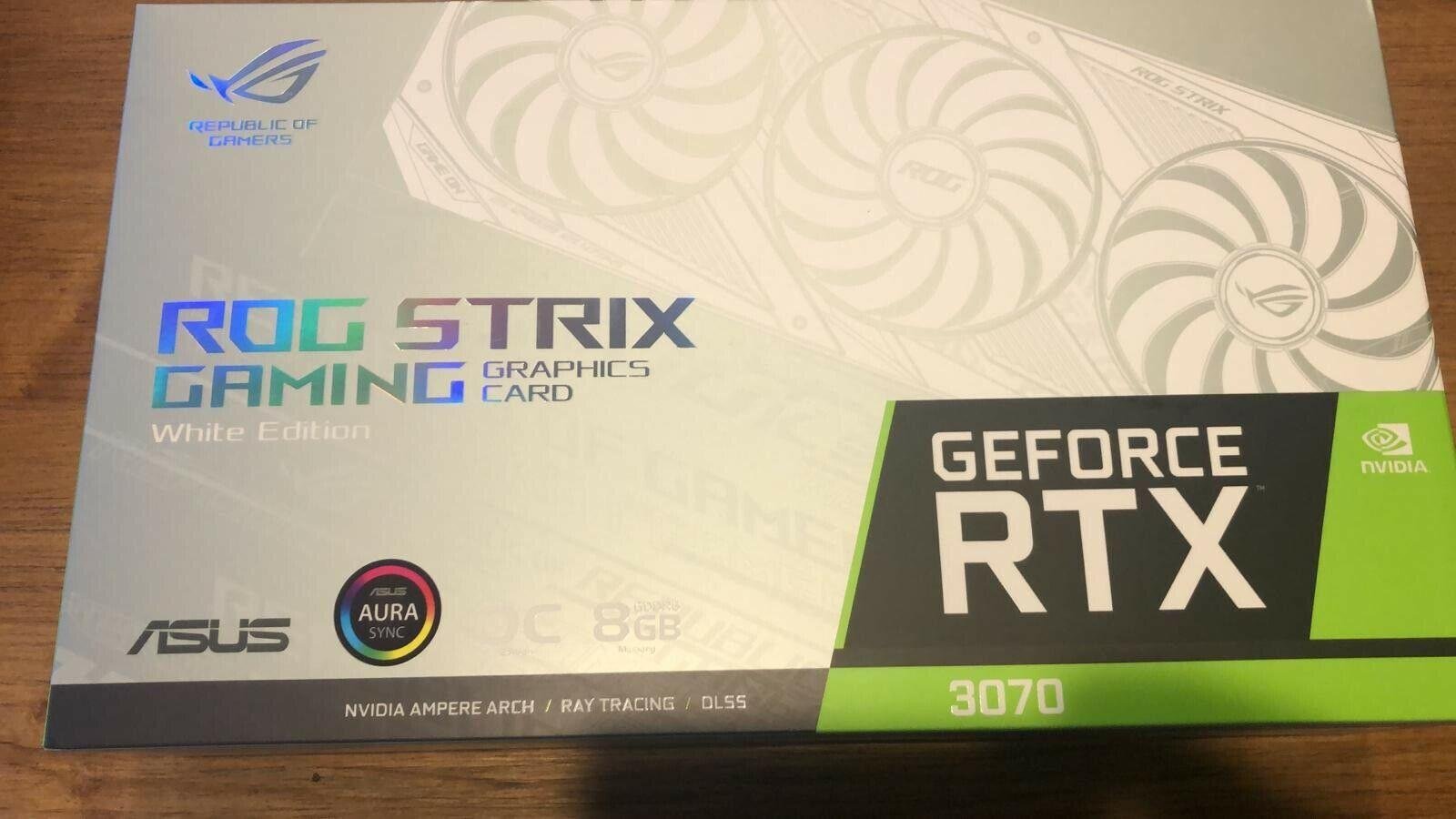 ASUS ROG STRIX GeForce RTX 3070 Gaming O8G-WHITE Edition OC