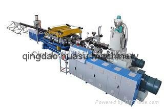 HDPE double wall corrugated pipe extrusion line 2