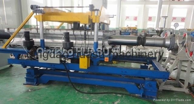 UPVC double wall corrugated pipe production line 2
