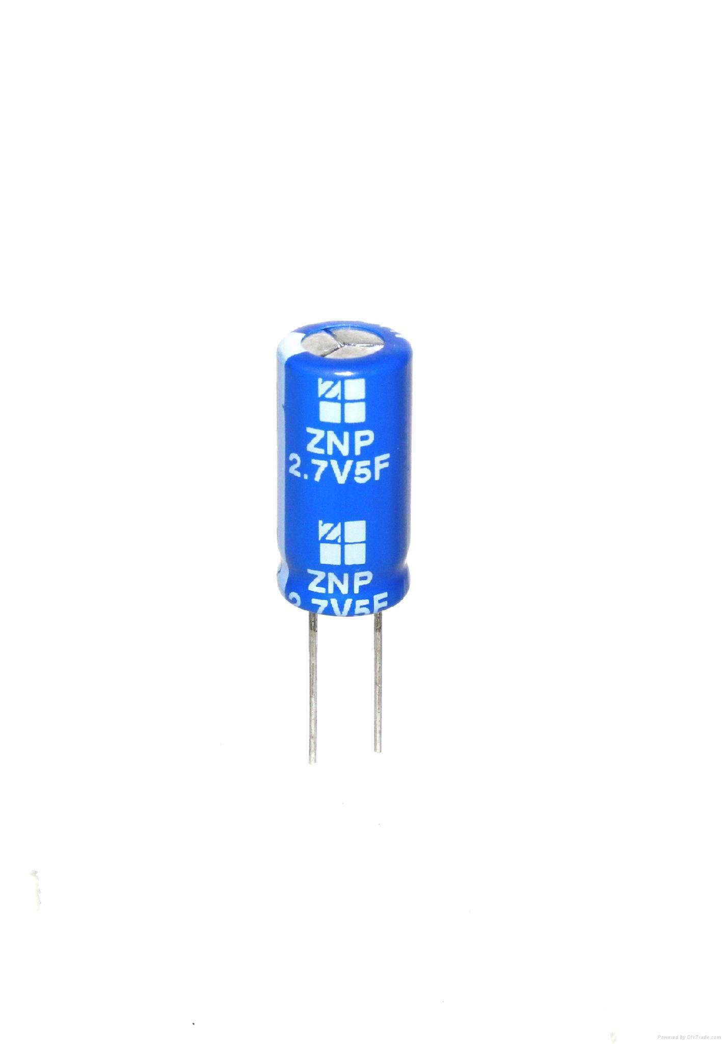 2.7V 5F EDLC Manufacturer Electric Double Layer Capacitor 3
