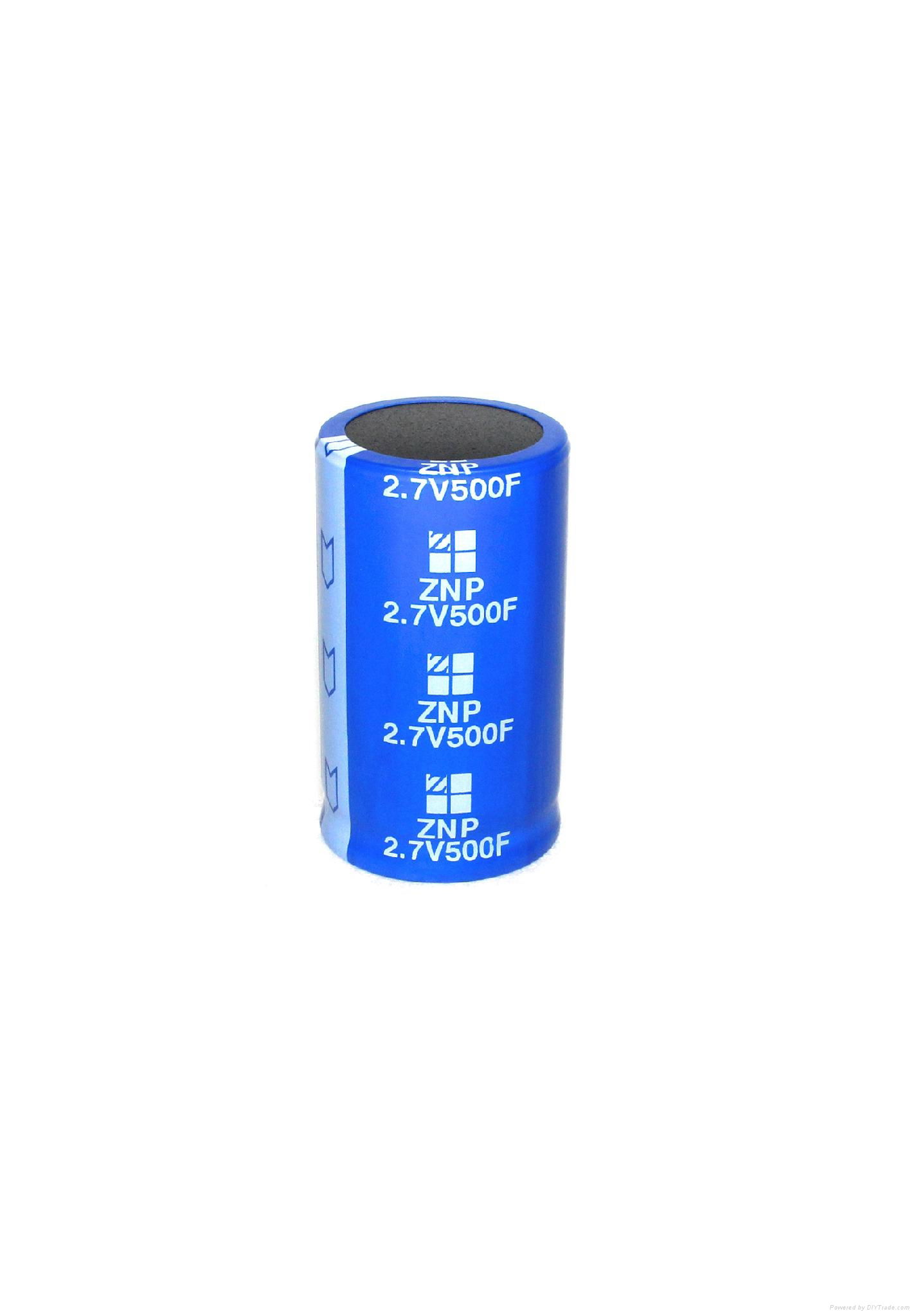 2.3v,2.5v,2.7v 500F super capacitor Supercapacitors capacitor bank 4