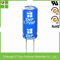 2.7V 5F EDLC Manufacturer Electric Double Layer Capacitor