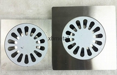 water-drop design; single; stainless steel floor drain