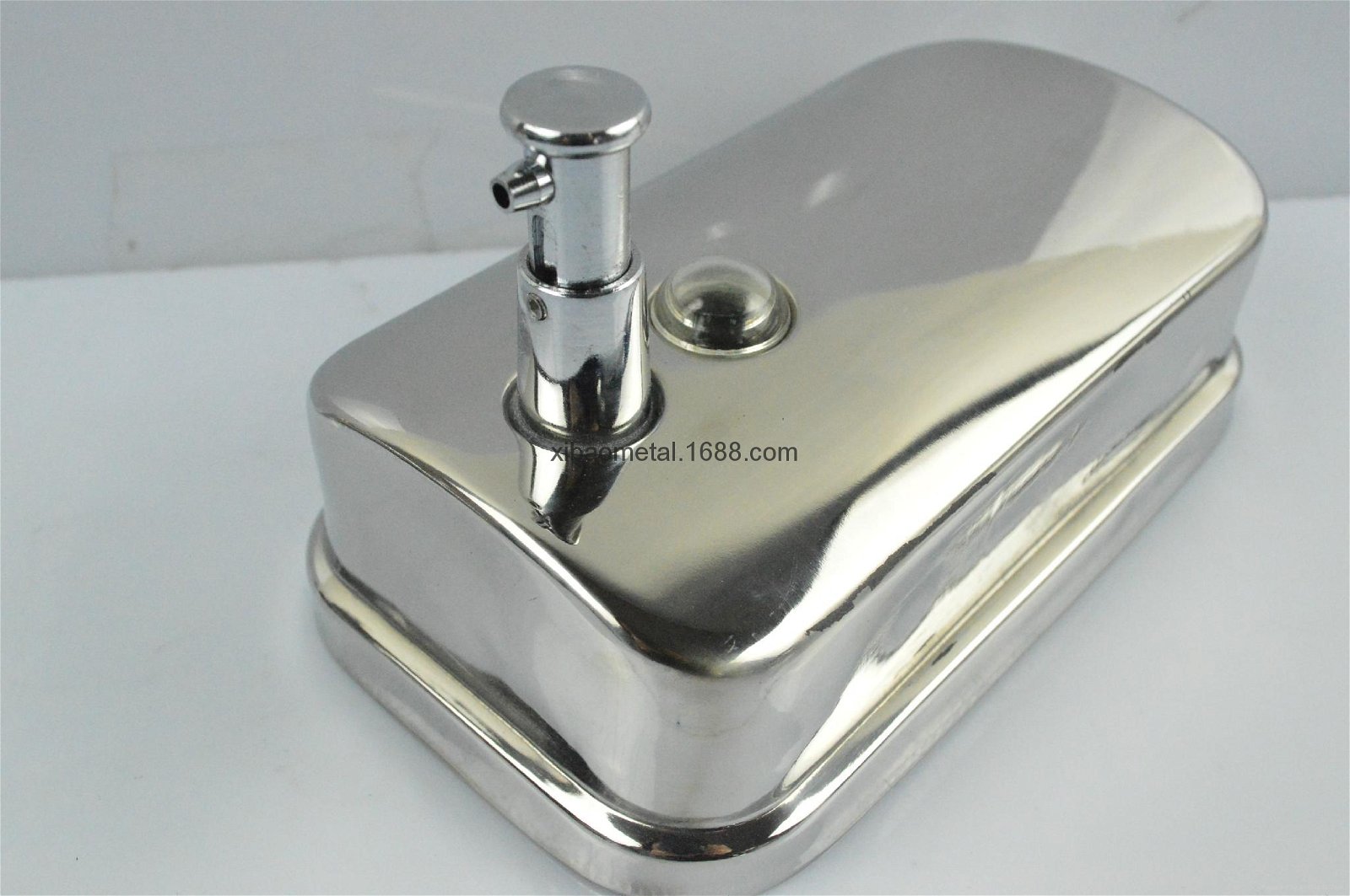 希寶五金衛浴 XBT-0166 新款挂壁式不鏽鋼皂液器 專用給皂器 4