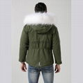 Luxury Italy top brand style mens jacket for wholesale with fur military mens fu 5