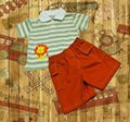 Kids baby boys children cltohes  shirt Knit Cotton Garment Wholesale supplier 1