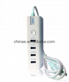 New universal wall socket usb charger 6 Port USB Wall European Charger 5