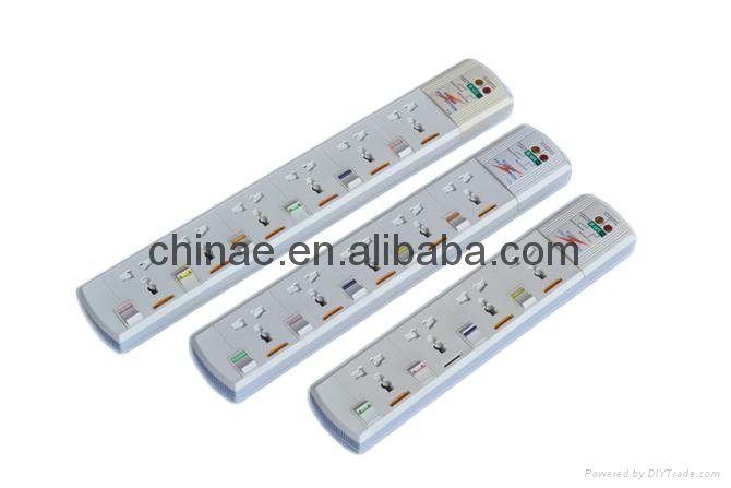 240V Extension spike guards with fuse and surge protection 2