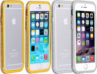 Crystal mobile phone cases for iPhone 6