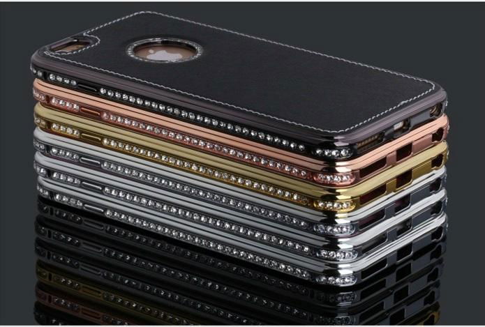 PU Leather Mobile Phone Cases Cover for iPhone 6, 4.7 Inches 5
