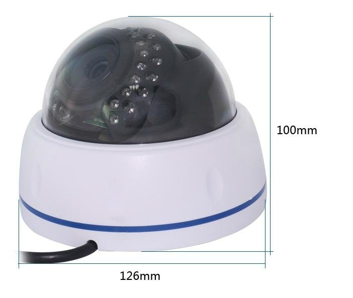 H.264 HD Wifi Wireless Onvif Dome IR Security Internet IP Camera Support TF Card 2