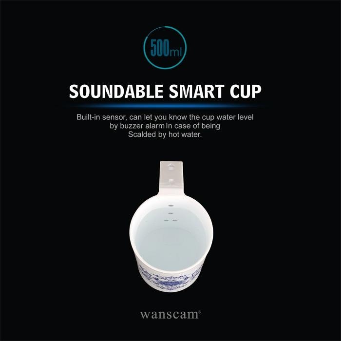 Water Level Sensor Detection Buzzer Alarm Function Soundable Safety Smart Cup 3