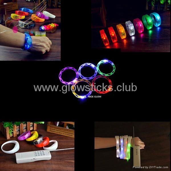 Music sensor led bracelets