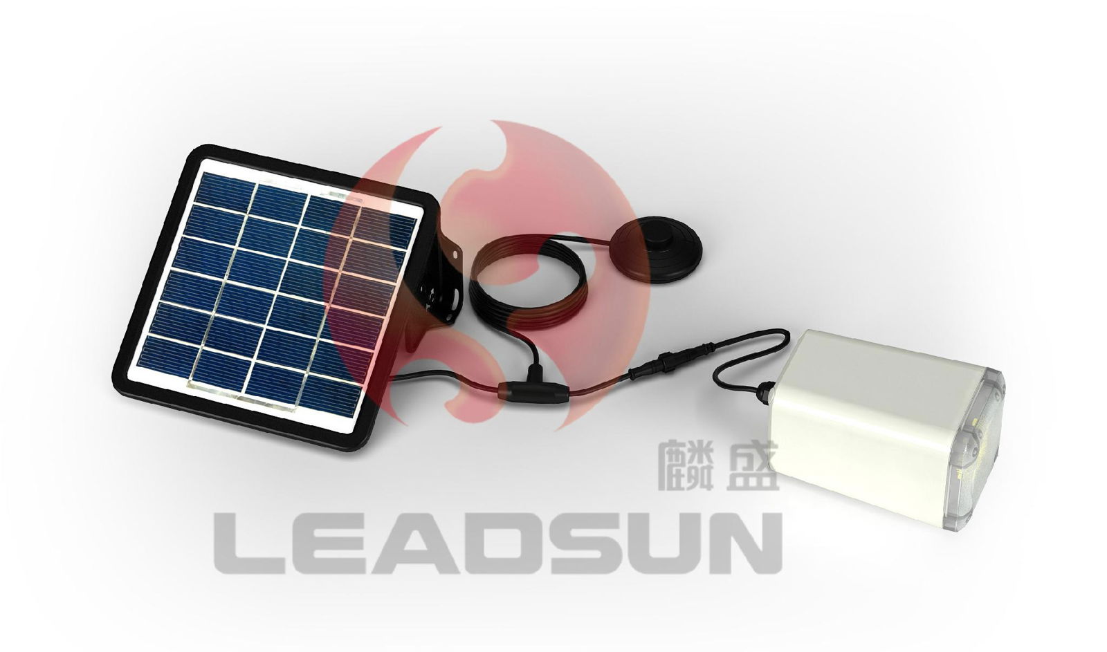 PE1L1 Solar Light Kits Powered 3W LED Waterproof Spotlight Lamp Outdoor Lighting 3