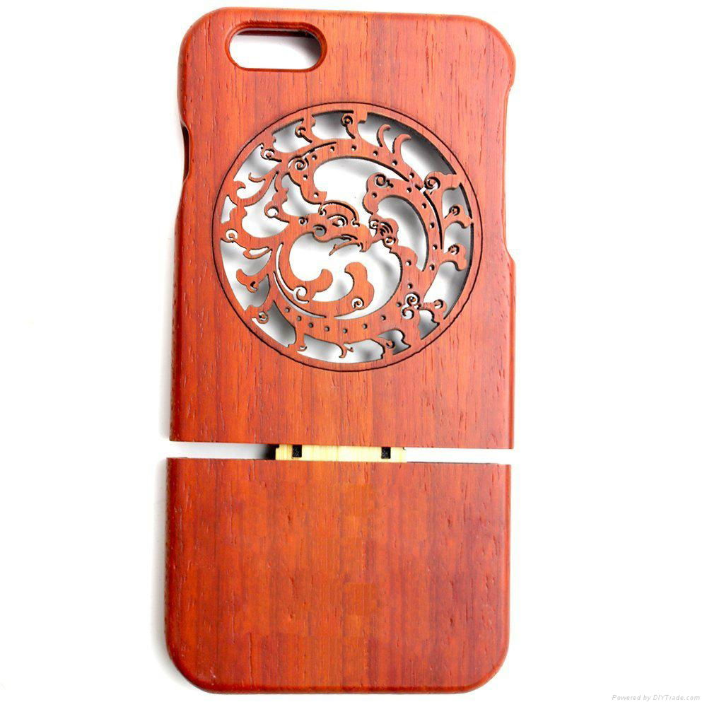 Unique Handmade Natural Wooden Hard Case Cover for iPhone 6