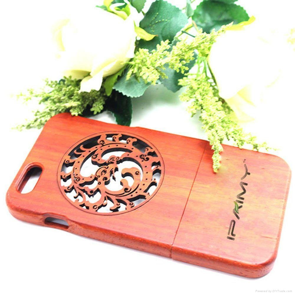 Unique Handmade Natural Wooden Hard Case Cover for iPhone 6 2