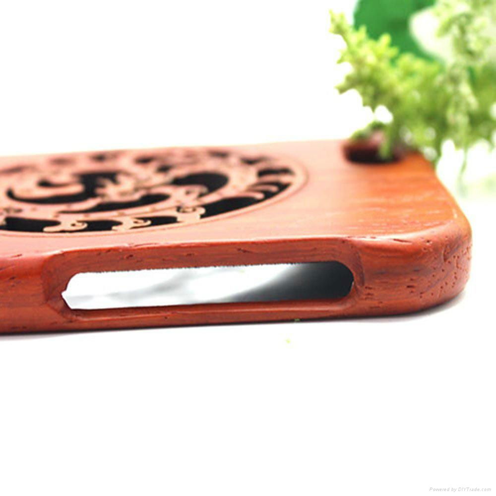 Unique Handmade Natural Wooden Hard Case Cover for iPhone 6 4