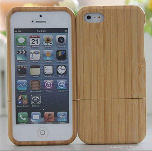 Unique Handmade Natural Wood Wooden Bamboo Hard Case Cover for iPhone 6 2