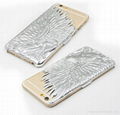 Fashion Angel Wings Electroplate Love Crazy Case Cover for iPhone 6 2