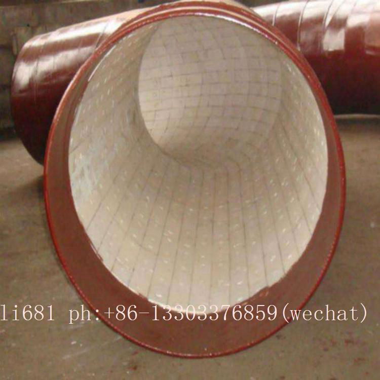 Wear-resistant ceramic elbow, tee, reducer, wear-resisting bend 5