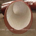 Wear-resistant ceramic elbow, tee, reducer, wear-resisting bend