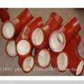 Wear-resistant ceramic elbow, tee, reducer, wear-resisting bend 12