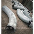 high chromium cast iron elbow，cerametal wear-resistant alloy pipe and elbow  8