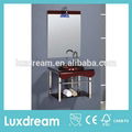 modern glass bathroom vanity