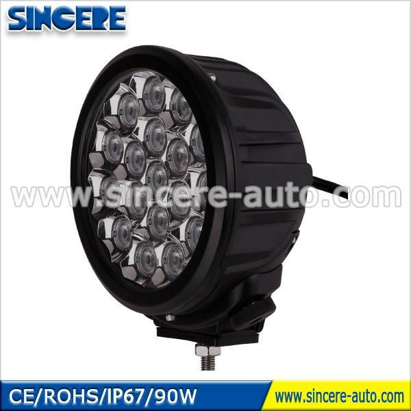 New design lightstorm offroad 90W IP68 led driving light 