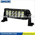 7.5inch 36W led light bar for car 