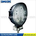 Auto driving 18W IP67 led 12v lights 