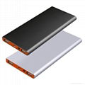 Hot selling super thin mobile phone charger 8000mAh power bank  2