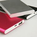 Ultra-thin power bank 4000mAh mobile phone charger 5