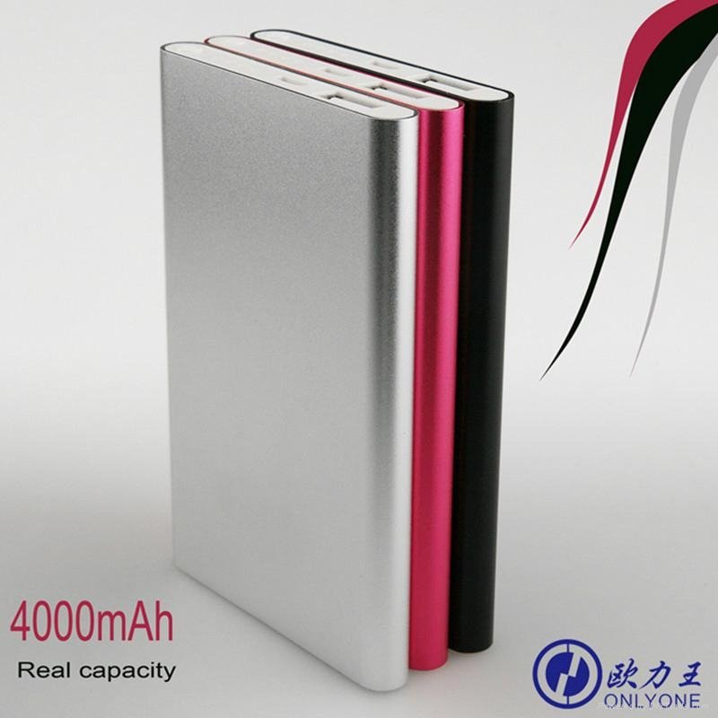 Ultra-thin power bank 4000mAh mobile phone charger