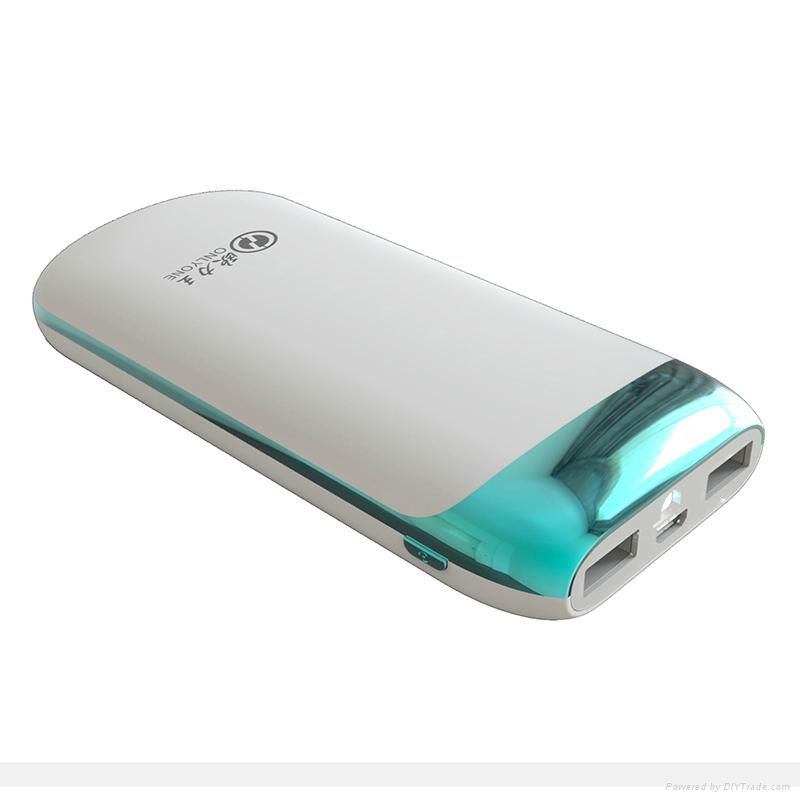 Newest 10000mAh Dual USB Power Bank Portable Phone Charger 3