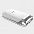 Newest rechargeable mobile phone charger dual USB output power bank 7800mah 3
