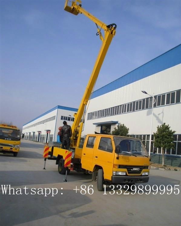 江鈴雙排12米-16JMC double rows bucket truck for sale 米高空作業車(國六雙排 4