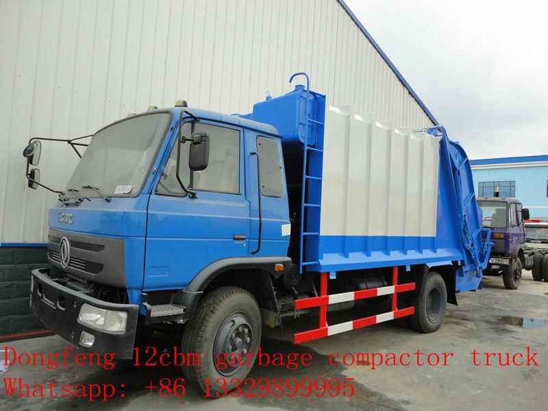 dongfeng 8cbm garbage compactor truck for sale  3