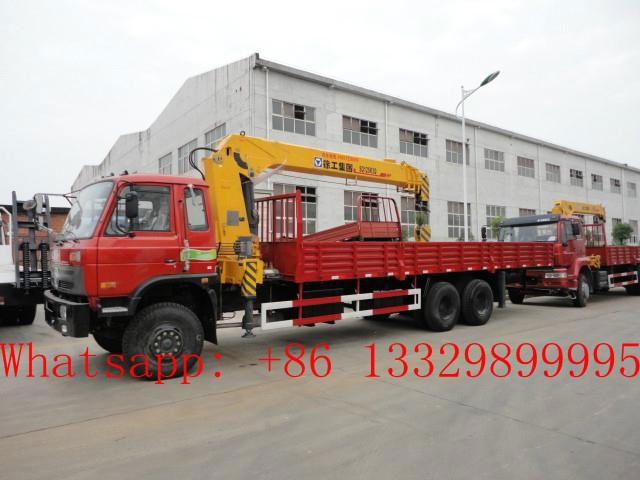 dongfeng 6*4 8-12ton truck mounted crane for sale  3