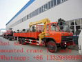 dongfeng 6*4 8-12ton truck mounted crane for sale  4