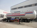 2 axles 40.5cbm LPG gas trailer for sale 