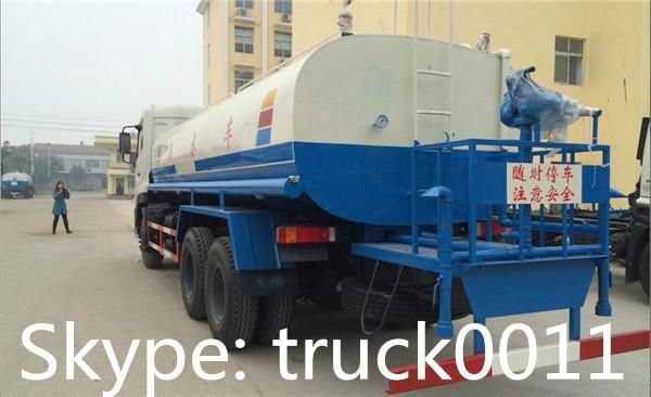 Dongfeng Kinland 6*4 water bowser truck for sale  2