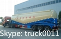 bulk cement powder semitrailer for sale 1