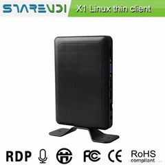 Cost effective green thin client pc X1 256MB RAM 1GB Flash 