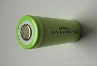 NI-MH 4/5A1800mAh 1.2V battery