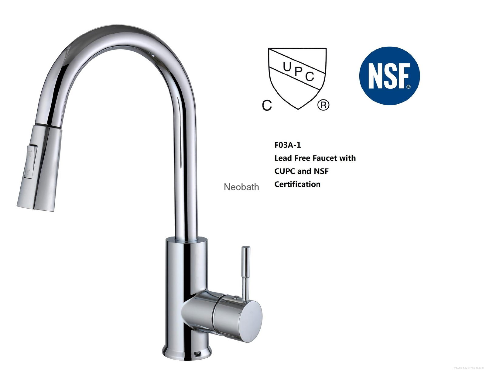 Lead Free Kitchen Faucet with CUPC NSF Certification 5