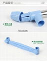 good quality flexible SS clothes rod with two rod heavy duty 4