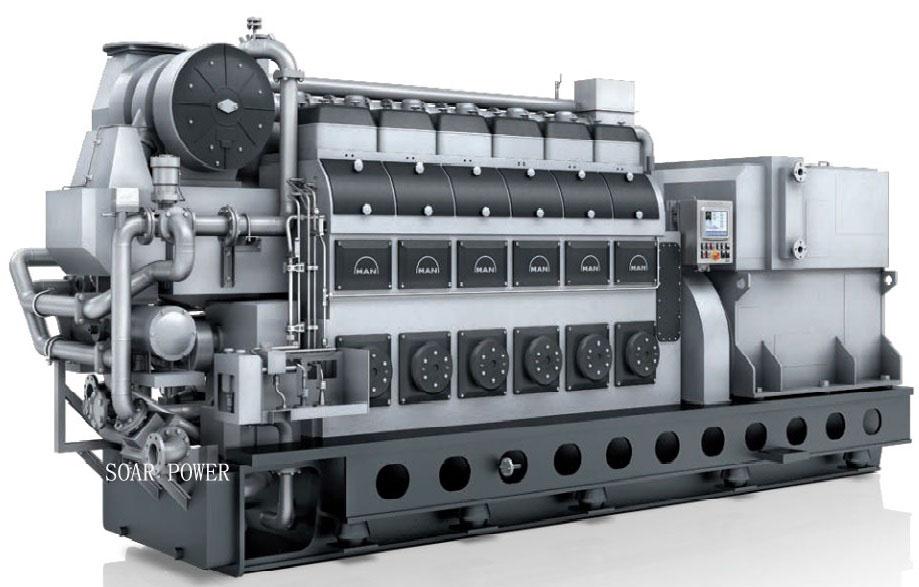 曼MAN雙燃料發電機組(0.6MW～20MW)