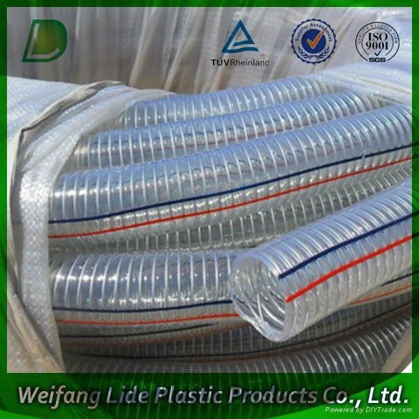 PVC Steel Wire Suction Hose 4