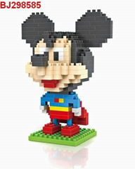 Small diamond blocks mickey superman